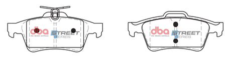 Ss Street Series Brake Pads Citroen/Ford/Holden/Mazda/Saab & Volvo 2004-14 Rear DB1763SS - DBA | Universal Auto Spares