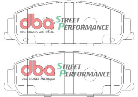 Sp Performance Brake Pads Chev & Holden 2006-2014 Ve Commodore Front DB1765SP - DBA | Universal Auto Spares