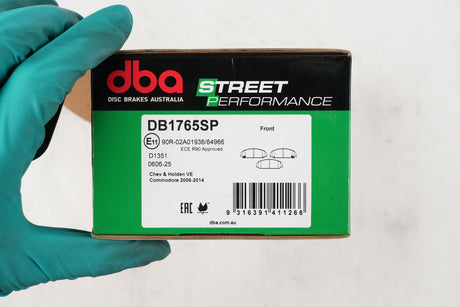 Sp Performance Brake Pads Chev & Holden 2006-2014 Ve Commodore Front DB1765SP - DBA | Universal Auto Spares