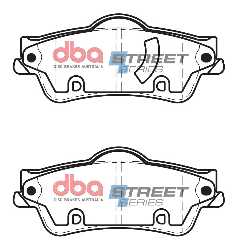 Ss Street Series Brake Pads Chev & Holden 2006-2014 Rear DB1766SS - DBA
