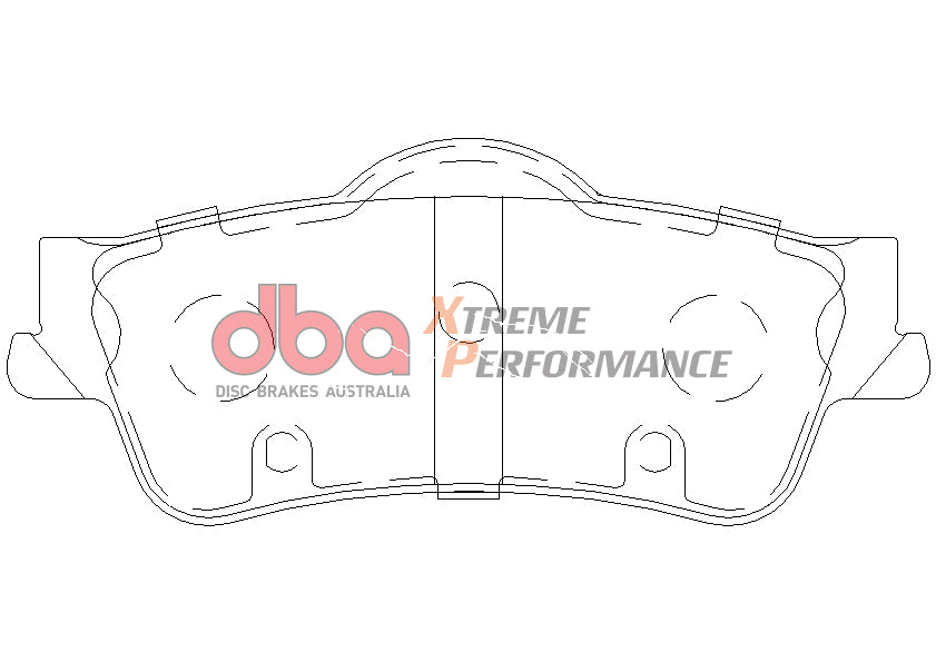 Xp Performance Brake Pads Chev & Holden 2006-2014 Ve Commodore Rear DB1766XP - DBA