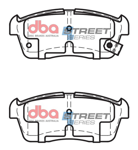 Ss Street Series Brake Pads Daihatsu 2003-2007 Front DB1768SS - DBA | Universal Auto Spares