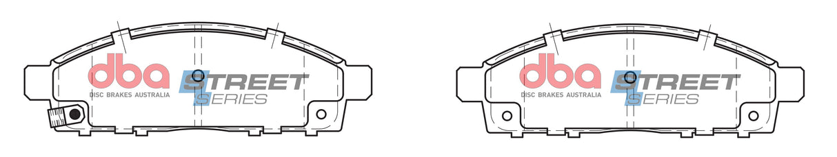 Ss Street Series Brake Pads Mitsubishi 2005-2014 Front DB1774SS - DBA