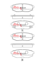 Race Brake Pads Subaru/Toyota LIBERTY/86/2010-> Rear DB1789RP - DBA | Universal Auto Spares
