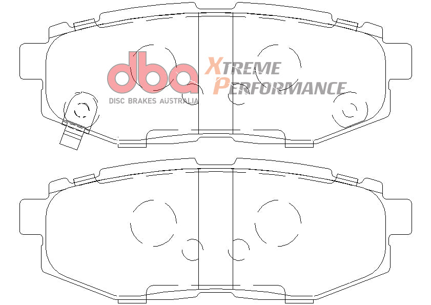 Xp Performance Brake Pads Toyota 86 Gts Subaru Brz Rear DB1789XP - DBA