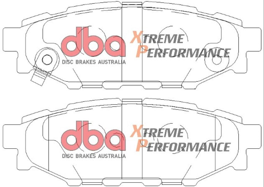 Xp Performance Brake Pads Subaru 2003-2014 Toyota 86 Gt Rear DB1803XP - DBA