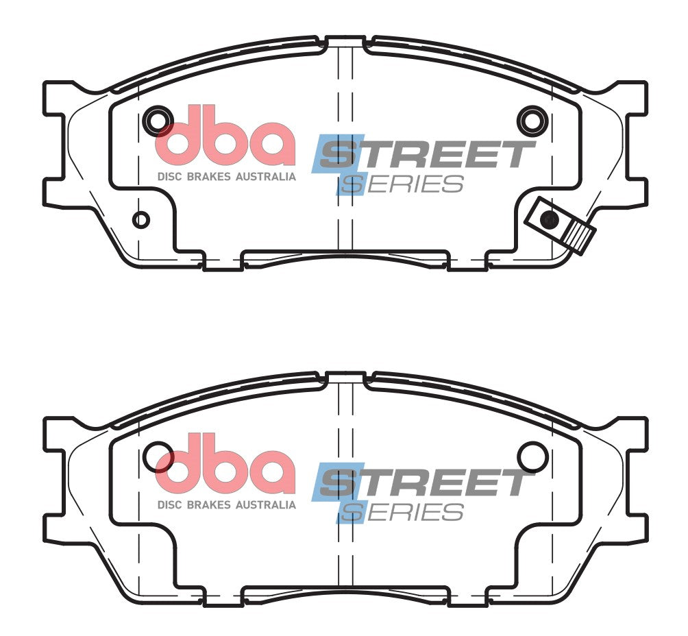 Ss Street Series Brake Pads Kia Rio 1.4 & 1.5L 2002-2005 Front DB1805SS - DBA