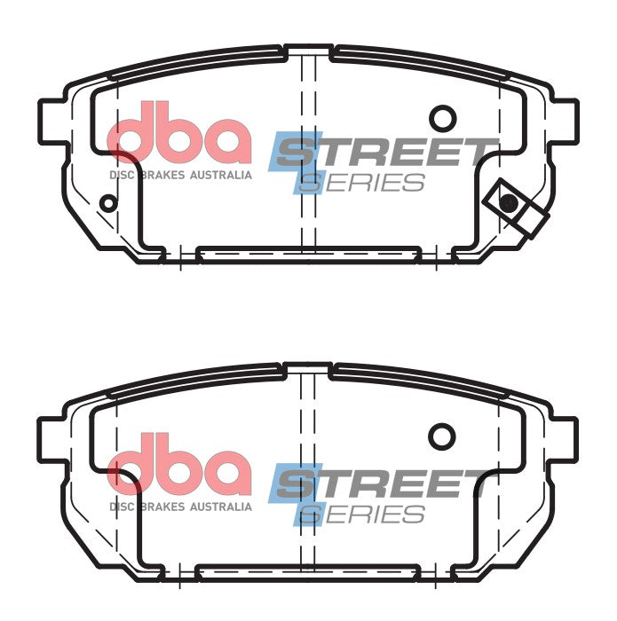 Ss Street Series Brake Pads Kia Sorento 2002-2009 Rear DB1816SS - DBA