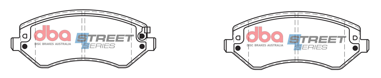 Ss Street Series Brake Pads Jeep 2001-2008 Front DB1828SS - DBA