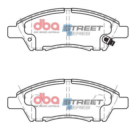 Ss Street Series Brake Pads Nissan 2006-2014 Front DB1830SS - DBA | Universal Auto Spares