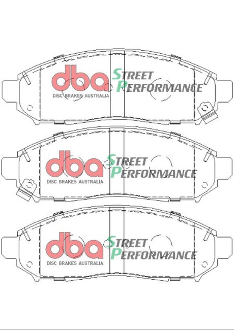 Sp Performance Brake Pads Nissan Navara & Pathfinder 2005-2014 Front DB1835SP - DBA | Universal Auto Spares