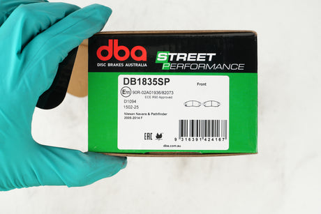 Sp Performance Brake Pads Nissan Navara & Pathfinder 2005-2014 Front DB1835SP - DBA | Universal Auto Spares