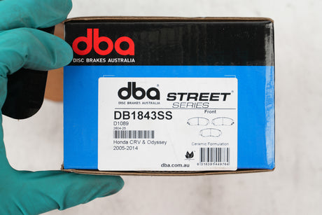 Ss Street Series Brake Pads Honda Crv & Odyssey 2005-2014 Front DB1843SS - DBA | Universal Auto Spares