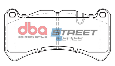 Ss Street Series Brake Pads Ford/Mercedes Brembo 2004 On Front DB1845SS - DBA | Universal Auto Spares