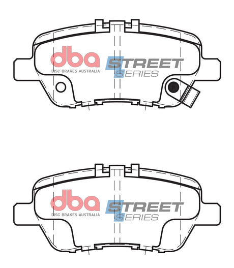 Ss Street Series Brake Pads Honda Odyssey 2005-2014 Rear DB1847SS - DBA | Universal Auto Spares