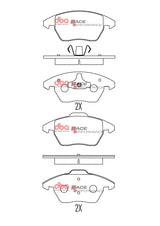 Race Brake Pads Audi/Citroen/Peugeot/Skoda & Volkswagen 2004-2014 Front DB1849RP - DBA | Universal Auto Spares