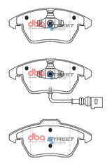 Ss Street Series Brake Pads Audi/Citroen/Peugeot/Skoda & Volkswagen 2004-2014 Front DB1849SS - DBA