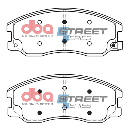 Ss Street Series Brake Pads Holden Captiva 2006-2014 Front DB1850SS - DBA | Universal Auto Spares