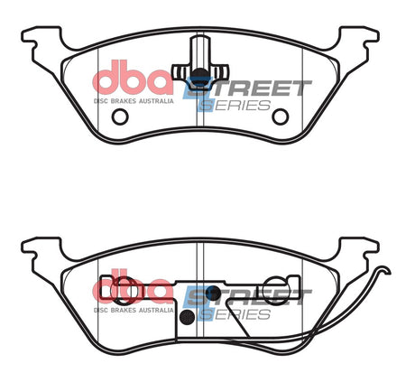 Ss Street Series Brake Pads Chrysler & Jeep 2001-2008 Rear DB1853SS - DBA | Universal Auto Spares