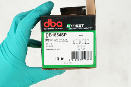 Sp Street Performance Brake Pads Lexus 2005-2014 Rear DB1854SP - DBA | Universal Auto Spares