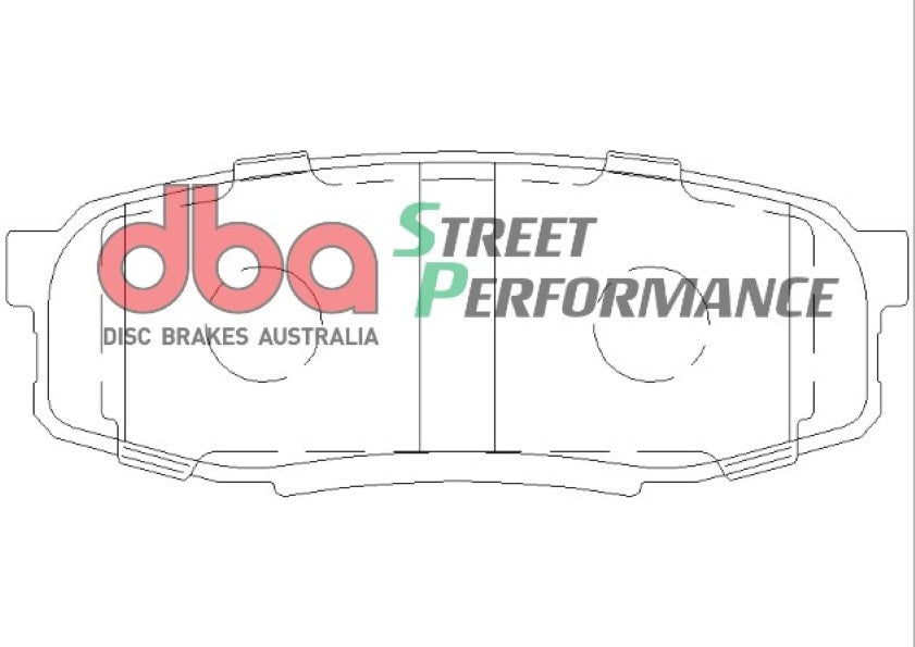 Sp Performance Brake Pads Toyota Landcruiser 200 & Tundra 2007-2014 Rear R90 Approved DB1857SP - DBA