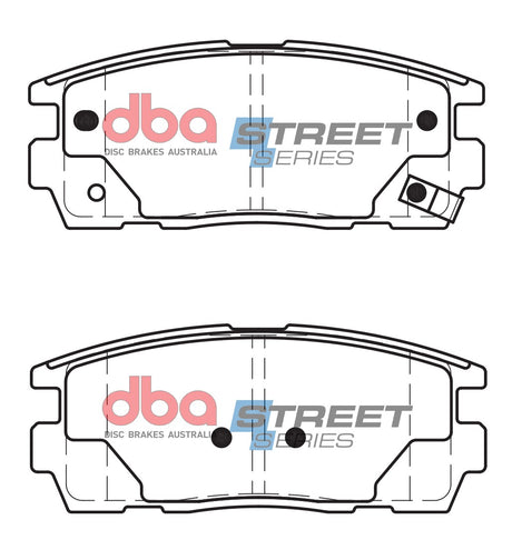 Ss Street Series Brake Pads BMWithHolden & Hyundai 2002-2014 Rear DB1862SS - DBA | Universal Auto Spares
