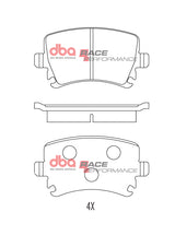Race Brake Pads Audi/BMWithSkoda & Volkswagen 2004-2014 Rear DB1865RP - DBA | Universal Auto Spares