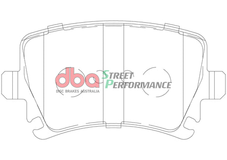 Sp Performance Brake Pads Audi/Skoda/Vw 2004-> Rear DB1865SP - DBA | Universal Auto Spares