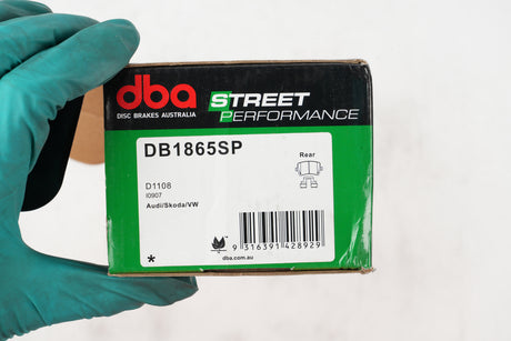Sp Performance Brake Pads Audi/Skoda/Vw 2004-> Rear DB1865SP - DBA | Universal Auto Spares