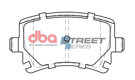 Ss Street Series Brake Pads Audi/BMWithSkoda & Volkswagen 2004-2014 Rear DB1865SS - DBA | Universal Auto Spares