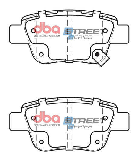 Ss Street Series Brake Pads Toyota 2006-2014 Rear DB1914SS - DBA | Universal Auto Spares