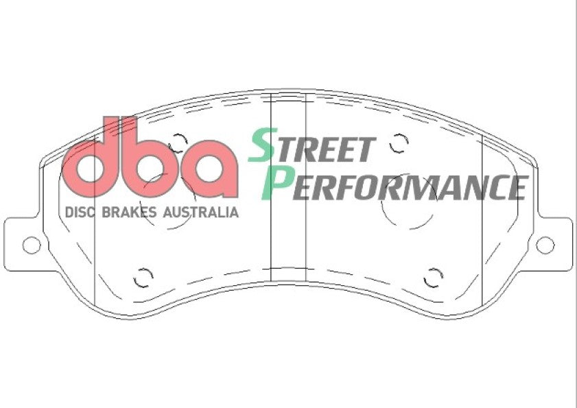 Sp Performance Brake Pads Ford Transit & Volkswagen Amarok 2006-2014 Front DB1915SP - DBA