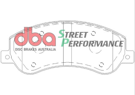 Sp Performance Brake Pads Ford Transit & Volkswagen Amarok 2006-2014 Front DB1915SP - DBA | Universal Auto Spares