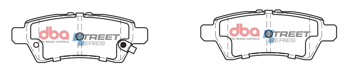 Ss Street Series Brake Pads Nissan Navara & Pathfinder 2005-2014 Rear DB1919SS - DBA