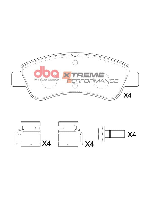 Xp Performance Brake Pads Citroen & Peugeot 2000-2014 Front DB1923XP - DBA