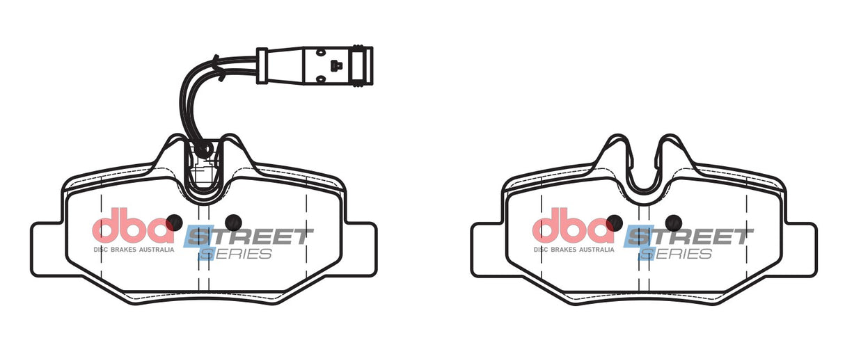 Ss Street Series Brake Pads Mercedes 2003-2014 Rear DB1966SS - DBA
