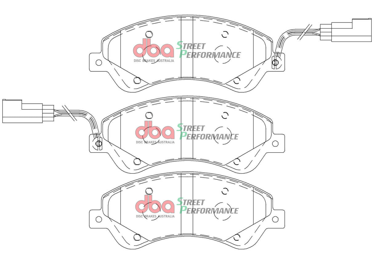 Sp Performance Brake Pads Ford Transit Vm 2006-2008 Front DB1967SP - DBA