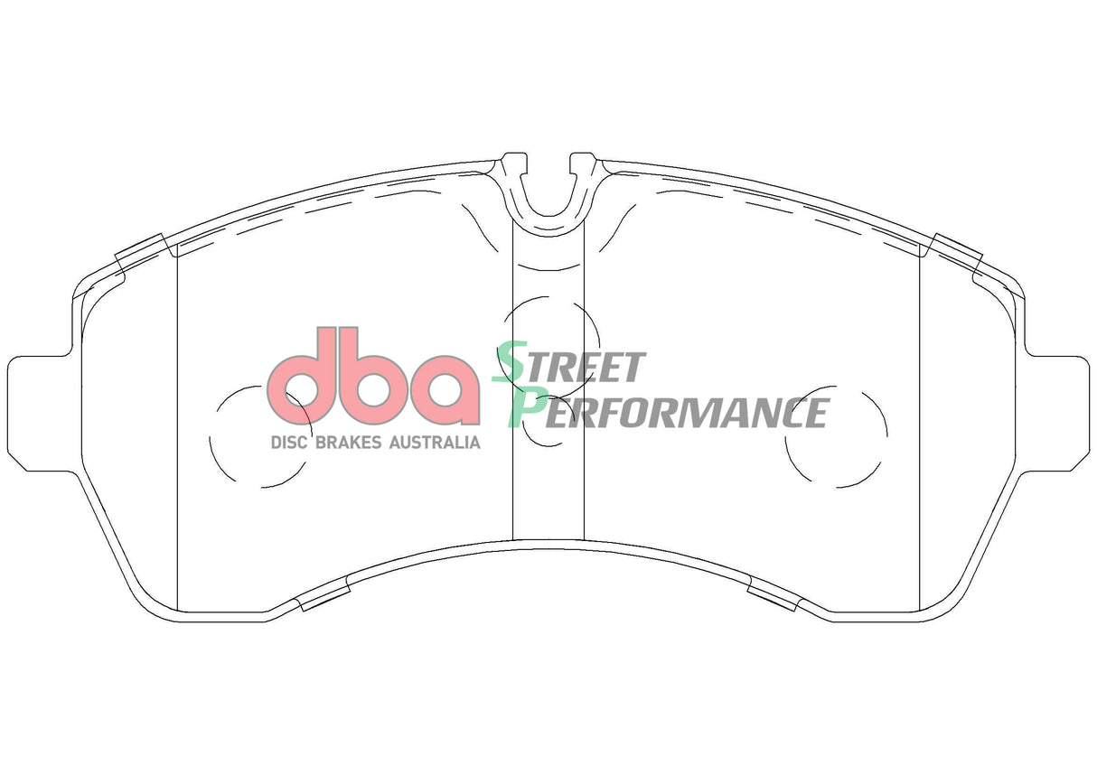 Sp Performance Brake Pads Mercedes Sprinter Volkswagen Crafter 2006-2011 Front DB1974SP - DBA