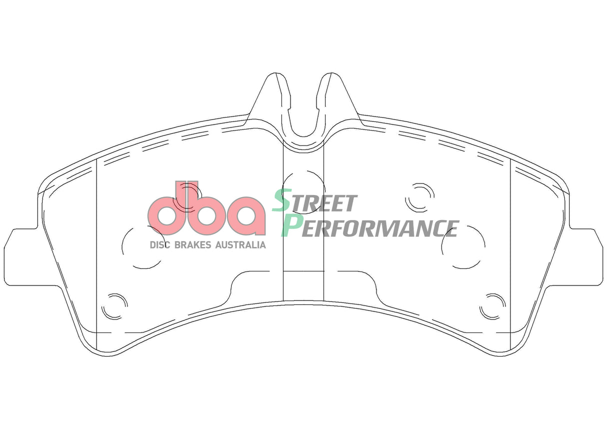 Sp Performance Brake Pads Mercedes Sprinter Volkswagen Crafter 2006-2011 Rear DB1975SP - DBA