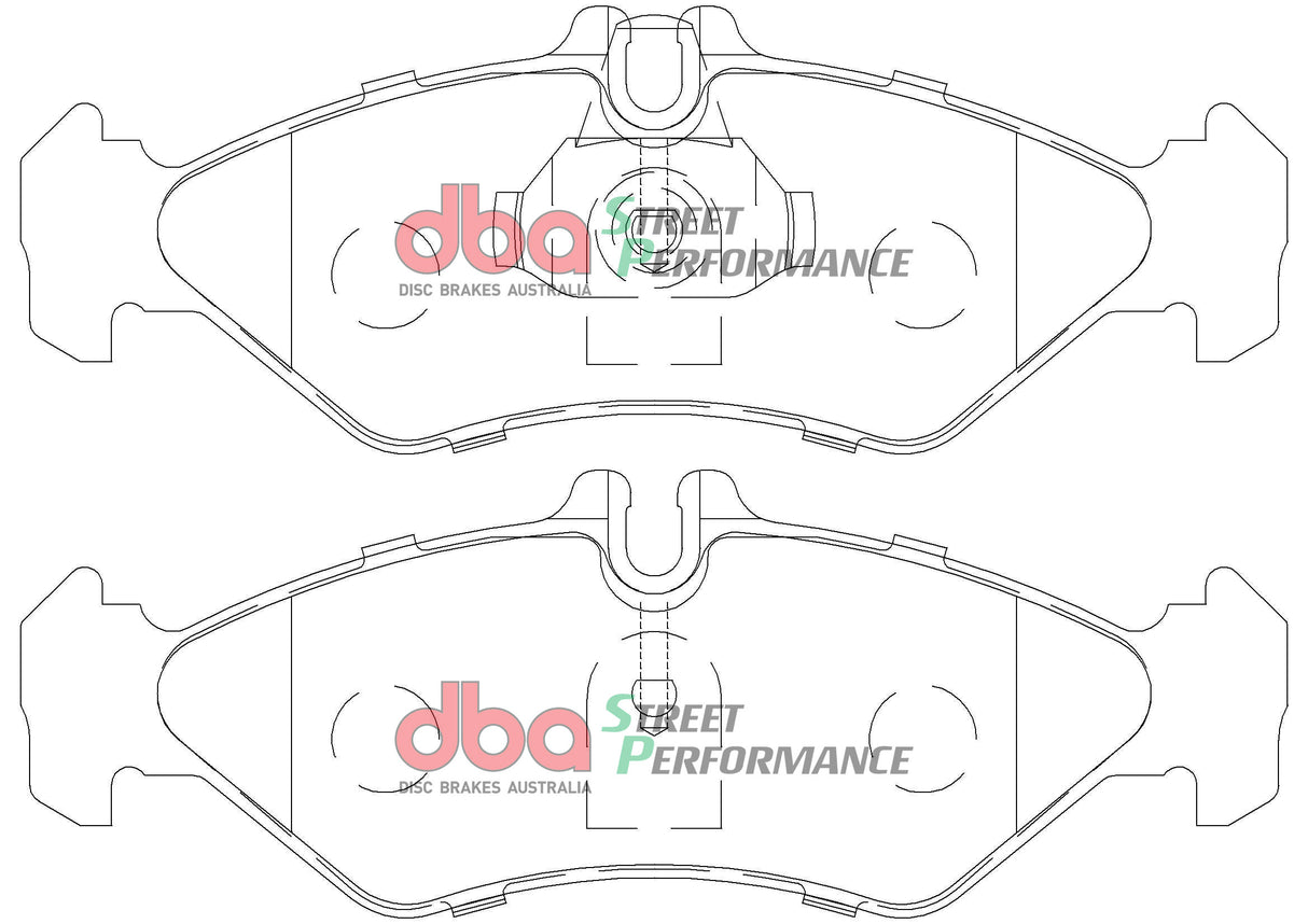 Sp Performance Brake Pads Mercedes Sprinter 1995-2006 Rear DB1978SP - DBA