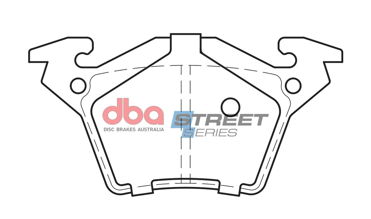 Ss Street Series Brake Pads Mercedes 1996-2003 Rear(suits Wear Sensor DBAWS1181 ) DB1987SS - DBA