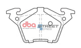 Ss Street Series Brake Pads Mercedes 1996-2003 Rear(suits Wear Sensor DBAWS1181 ) DB1987SS - DBA | Universal Auto Spares