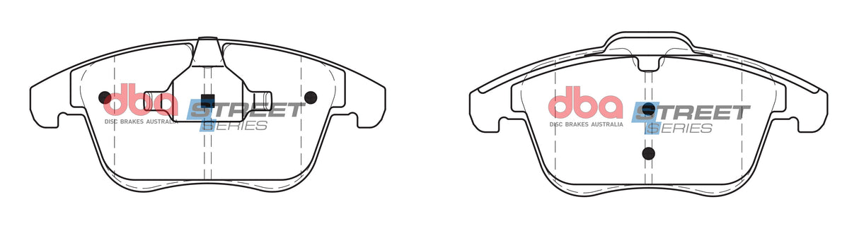 Ss Street Series Brake Pads Ford/Landrover & Volvo 2007-2014 Front DB1998SS - DBA
