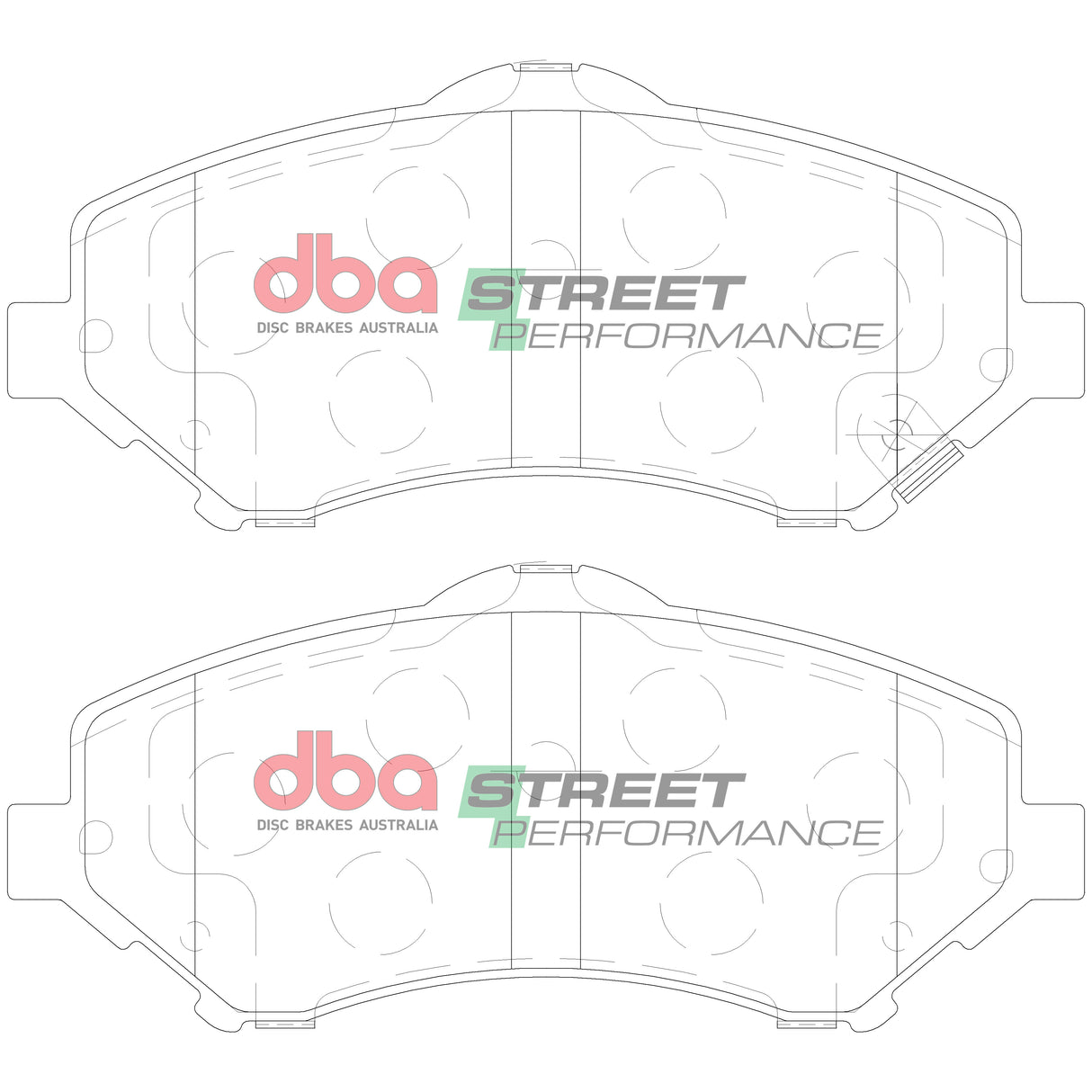 Sp Street Performance Brake Pads Chrysler/Dodge/Jeep & Volkswagen 2007-2014 Front DB2002SP - DBA
