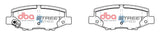 Ss Street Series Brake Pads Dodge & Jeep 2007-2014 Rear DB2003SS - DBA | Universal Auto Spares