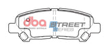 Ss Street Series Brake Pads Toyota Kluger 2007-2014 Rear DB2005SS - DBA | Universal Auto Spares