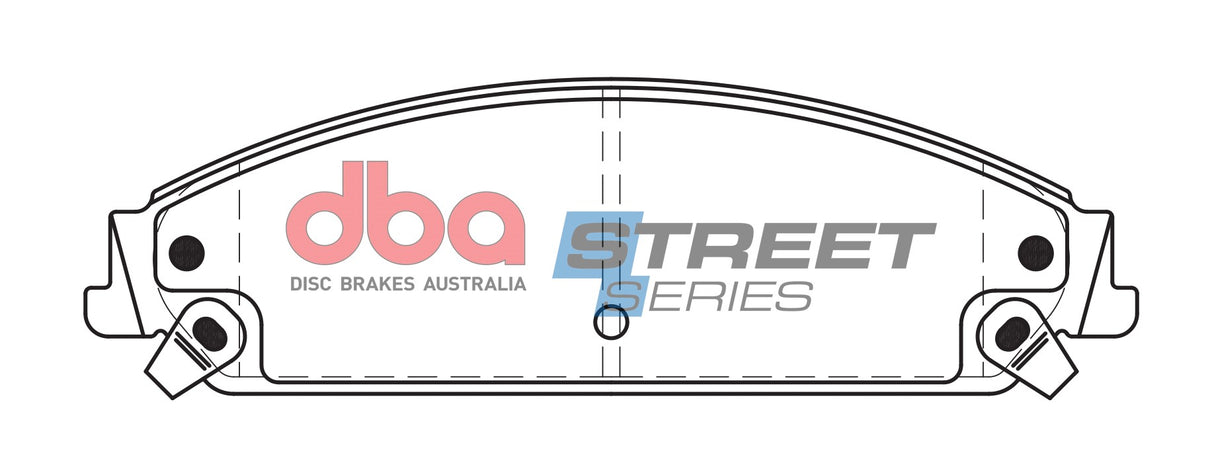 Ss Street Series Brake Pads Chrysler 300C Not Srt 2005-2014 Front DB2008SS - DBA