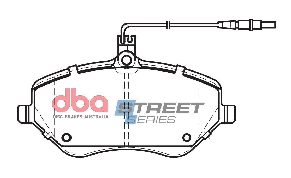 Ss Street Series Brake Pads Citreon C5/PEUGEOT 407/607 Front DB2024SS - DBA