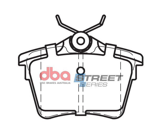 Ss Street Series Brake Pads Citroen & Peugeot 2004-2014 Rear DB2033SS - DBA