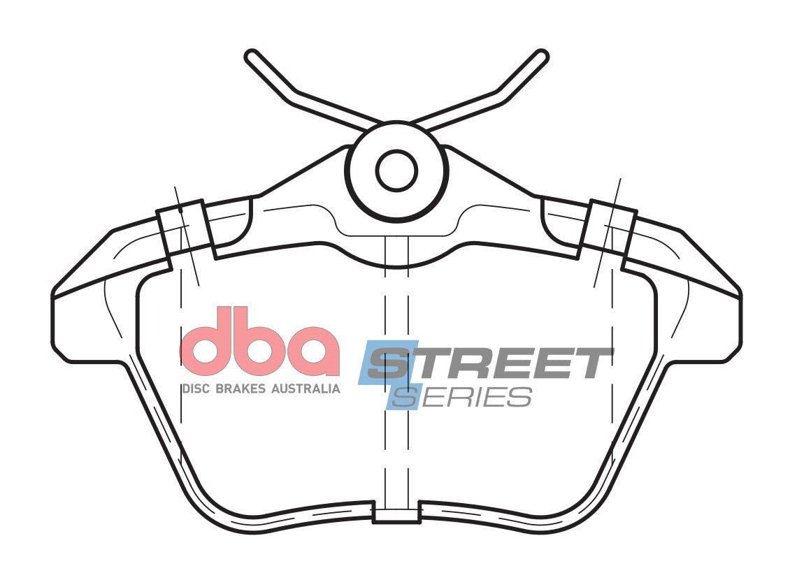 Ss Street Series Brake Pads Alfa 156/164/166/GTV 1989 2006 Rear DB2038SS - DBA